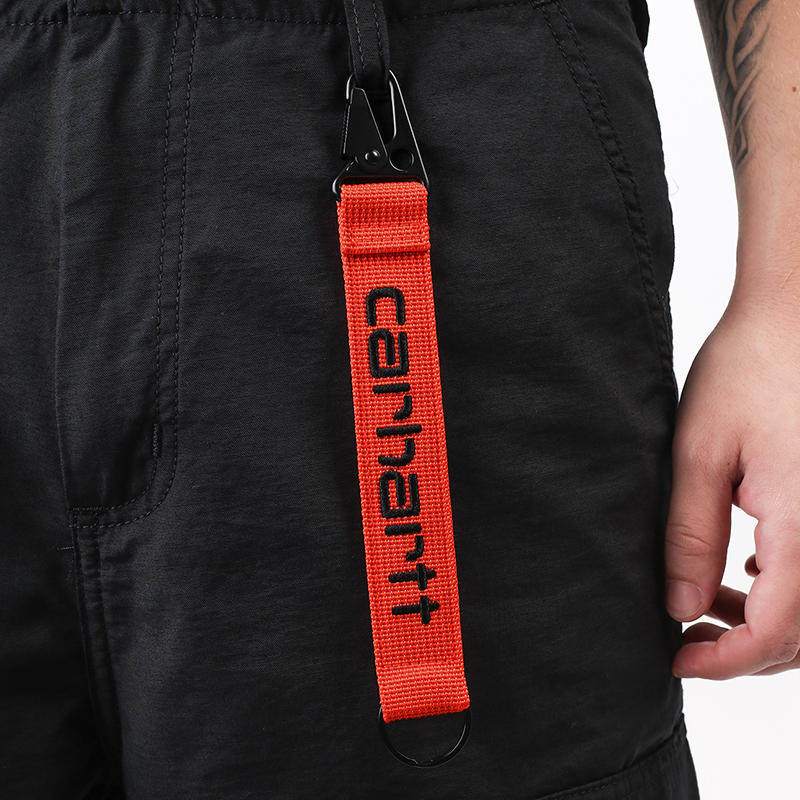 Карабин Carhartt WIP Jaden Keyholder (I027773-orange/black)  - цена, описание, фото 1